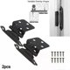 thumbnail image 2 of 2PCS Kitchen Hinges Overlay Self Closing Face Mount Cupboard Door Hinge For Flush Hinge Antique Furniture Hardware, 2 of 4