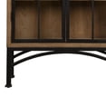 thumbnail image 6 of Veria China Cabinet, 2 Door Arch Frame, Antique Natural Brown, 83 Inch, 6 of 7