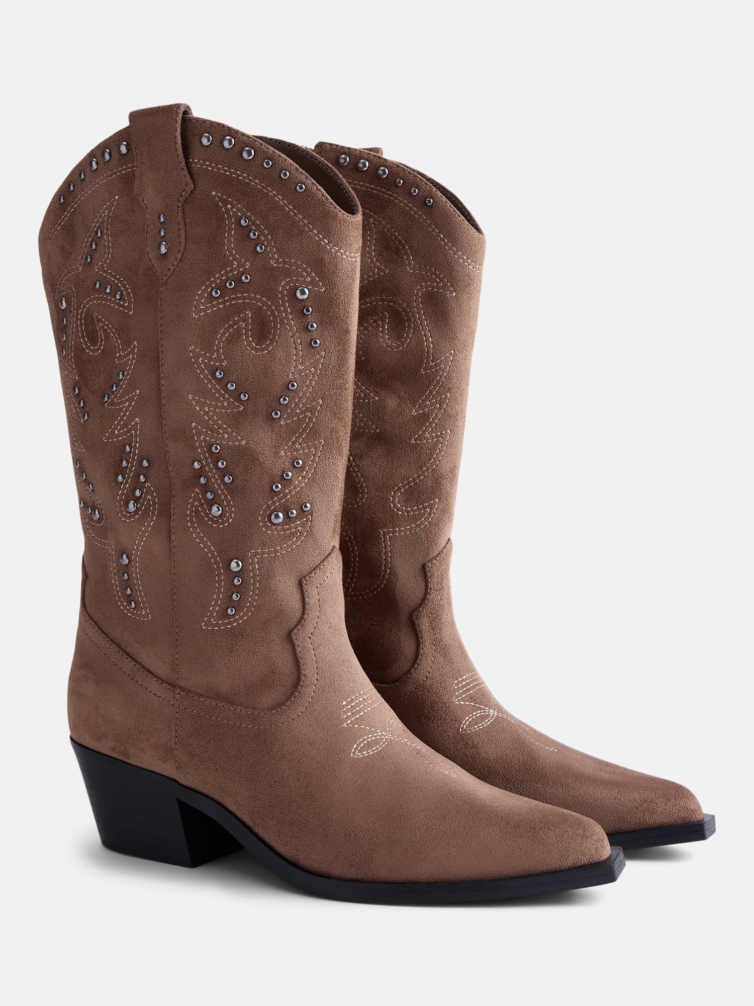 No Boundaries Women's Studded Cowboy Boots
