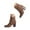 Brown, variant on UngA Womens Cowboy Boots Cowboy Boots for Women - Embroidered Cowgirl Boots Western Mid Calf Fashion Heel Pointed Toe Country Boot Black,8.5