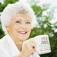 thumbnail image 3 of 104th Birthday Gifts for Women Men - 104 Years Young Birthday Mug - 104th Birthday Gifts for Grandma Grandpa Mom Dad Friend Sister Brother Uncle Aunt Coworker - 11oz Coffee Mug, 3 of 6