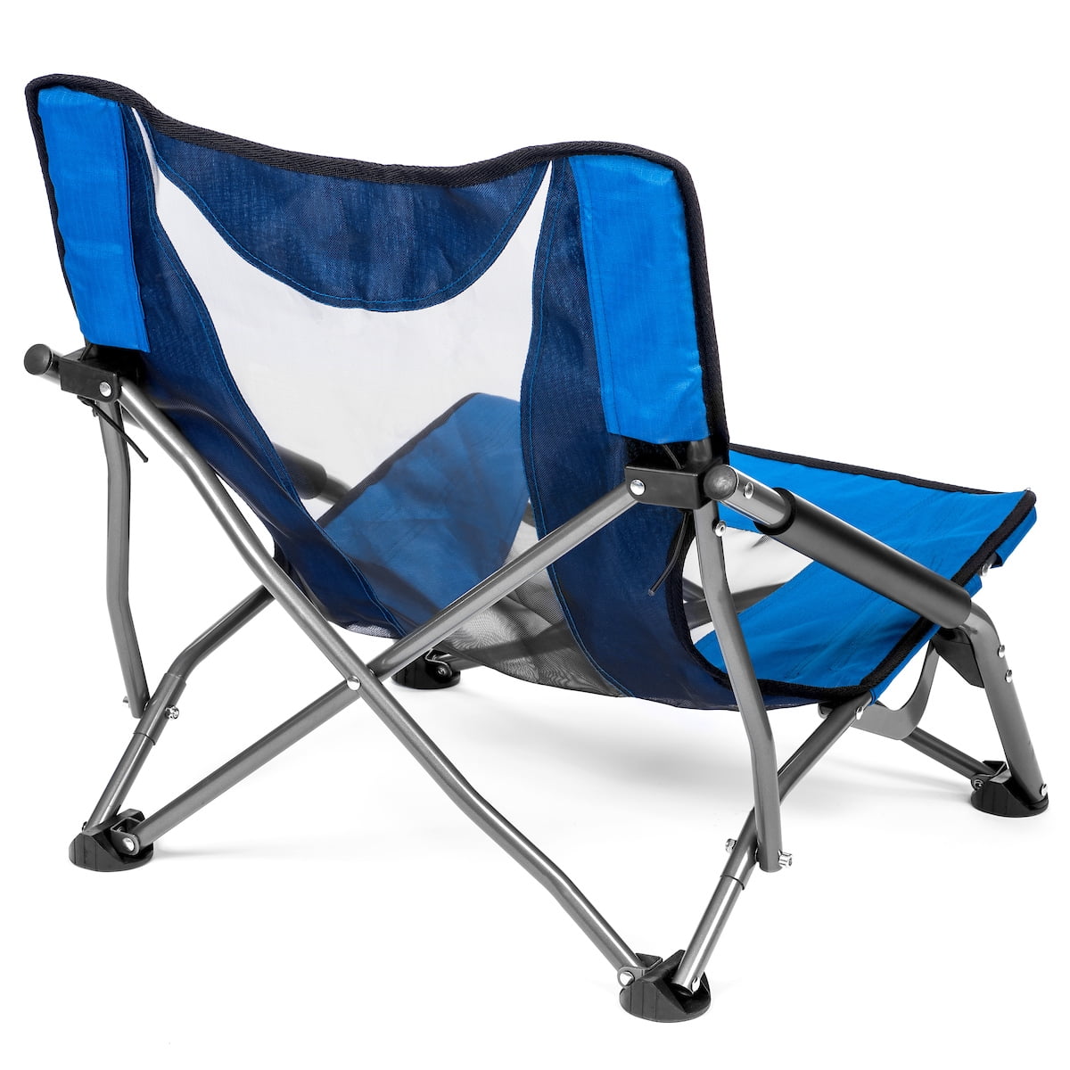 Cascade Mountain Tech Compact Low Profile Outdoor Folding Camp Chair with Carry Case 