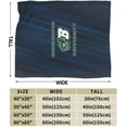 thumbnail image 3 of Binghamton University Logo Fleece Blanket, Very Soft Microfiber Flannel Blanket for Couch Warm and Cozy for All Seasons, 3 of 6