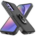 thumbnail image 3 of Elegant Choise Phone Case with Ring Stand for Samsung Galaxy A54 5G Shockproof Armor Cover, Black, 3 of 15