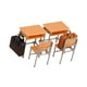 thumbnail image 4 of 1/12 Dollhouse de la casa de clases de la silla del escritorio del aula, casa de muñecas para niñas, muebles en miniatura, modelo de bolsa de escuela, 4 of 9