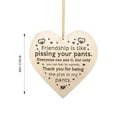 thumbnail image 3 of BKER Friendship Pissing Pants Funny Acrylic Plaque Best Friend Gift, 3 of 5