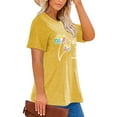 thumbnail image 3 of XCHQRTI Plus Size Dandelion Shirt Women's Oversized Graphic Tshirts Short Sleeve Loose Tee Tops, 3 of 11