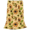 thumbnail image 2 of Sikiie Sunflowers Ultra-Soft Micro flannel Blanket Luxury All Seasons Warm Blanket for Bedding Sofa and Travel (4 sizes)-50"x40", 2 of 7