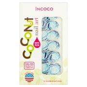 Incoco Coconut Nail Art Double-Ended Nail Polish Strips, Keep Calm, 12 Count