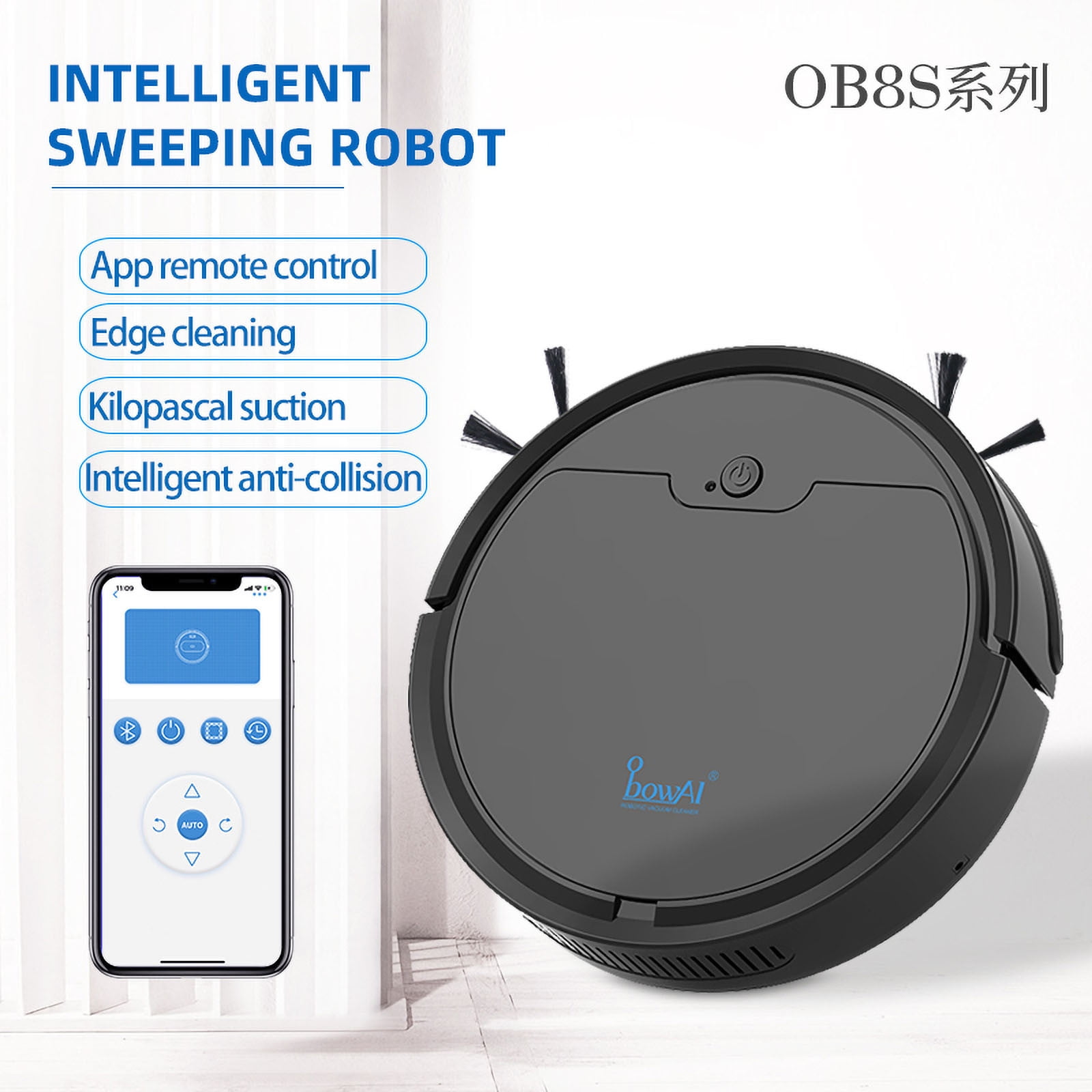 TUOBARR Summer Savings Smart Cleaning Robot Auto Vacuum Dry Wet Mopping Cleaner - Walmart.com