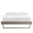 thumbnail image 4 of Ergode Billie Full Wood Platform Bed Frame - Gray, 4 of 5