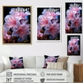 thumbnail image 4 of Designart "Translucent Floral Delight" Rhododendron Floater Framed Wall Art Living Room, 4 of 5