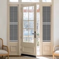 thumbnail image 2 of Farmhouse Black White Striped Window Privacy Film, Modern Stripes Static Cling UV Sun Blocking Heat Control Window Tint Day and Night, Non-Adhesive One Way Windows Privacy Cover 17.7''x78.7'', 2 of 7