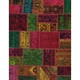 thumbnail image 1 of Ahgly Company Machine Washable Indoor Rectangle Abstract Sepia Brown Area Rugs, 7' x 10', 1 of 7