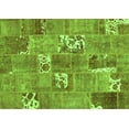 thumbnail image 1 of Ahgly Company Indoor Rectangle Patchwork Green Transitional Area Rugs, 6' x 9', 1 of 1