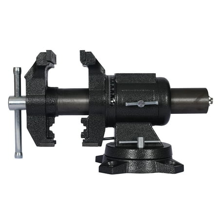 

Andoer 5 Multi-jaw Rotating Bench Vise Multipurpose Vise Bench 360-Degree Rotation Clamp on Vise with Swivel Base and Head 5inch black
