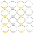 thumbnail image 4 of IDEANATEGRATE Findings for Jewelry Making Metal 80Pcs 0.71X0.39X0.39In, 4 of 8