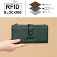 thumbnail image 3 of Billetera Montana West Mujer Doble Plegado con Bloqueo RFID y Bolsillo de Monedas con Cierre, 3 of 6