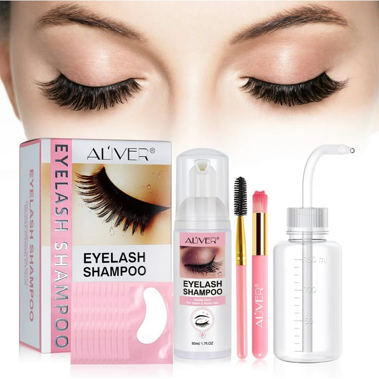 Premium Lash Shampoo Set for Eyelash Extensions – Clean & Refresh Your Lashes