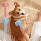 thumbnail image 1 of Fiudx Cepillo Portátil para Mascotas, Secador y Peine 2 En 1, Depilación con Un Solo Botón, Aguja Suave de Acero Inoxidable, Cuidado para Perros Pequeños y Medianos, Diseño Compacto, Azul Cielo, 15 X, 1 of 7