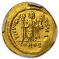 thumbnail image 2 of Byzantine Gold Emperor Phocas (602-610 AD) Ch XF NGC, 2 of 3