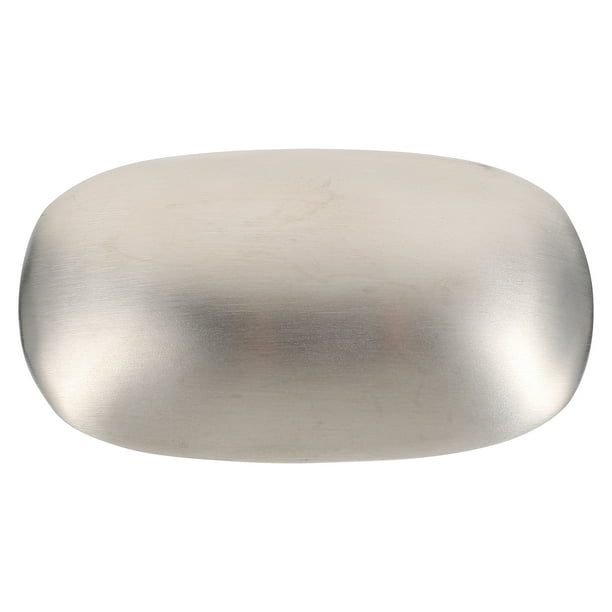 1 UNID de acero inoxidable jabón olor absorbente removedor de olor herramienta de desodorante jabón (plata)
