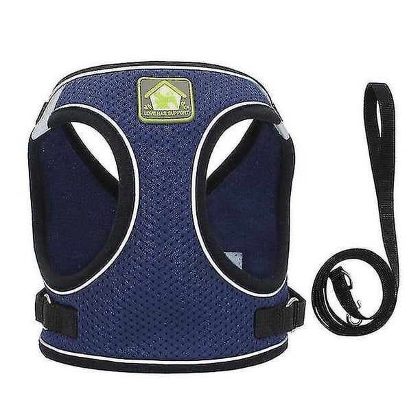 Arnés y correa para mascotas, chaleco ajustable, arnés con para gato, perro, gatito, cachorro, conejos, talla Xs