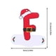 thumbnail image 2 of 26 adornos navideños de madera roja con letras | Colgantes del alfabeto para decorar el árbol de Navidad | Incluye letras de la A a la Z para personalizar el nombre, 2 of 3