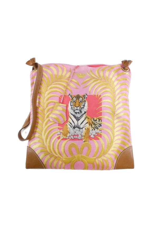 Pre-Owned Hermes Royal Tiger Silky City PM 056096CC Shoulder Bag