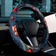 thumbnail image 6 of Hearts Battle Car Wheel Cover, Steering Wheel Cover 14.5 Inch, Printing, PVC Leather, Auto Accessories, 6 of 6