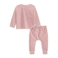 thumbnail image 2 of Modern Moments by Gerber Baby Boy or Girl Gender Neutral Long Sleeve Velour Top & Pant, 2-Piece Outfit Set, Sizes 0/3-24 Months, 2 of 8