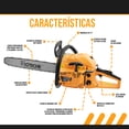 thumbnail image 2 of Motosierra A Gasolina 45cc 2.5HP 18 Pulgadas Hoteche G840004 Hoteche, 2 of 8