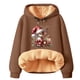 thumbnail image 1 of WILLBEST Sudadera Deportiva para Mujer, Ideal para Navidad E Invierno Sudadera con Capucha Gruesa, Cálida y Colorida X-Grande, 1 of 3
