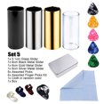 thumbnail image 1 of Graflsoa Premium Guitar Slide Set with Glass & Metal Slides, Assorted Picks, Finger Covers, and Cleaning Cloth for Electric Guitar and String Instruments, 1 of 6