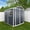 Cold Gray, variant on Mintazer 6×6ft Outdoor Storage Shed with Floor, Large Garden Tool Storage Building with 2 Lockable Door & Window, Weatherproof Bike Shed for Backyard Lawn Patio, Gray