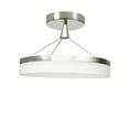 thumbnail image 1 of Dainolite KEP-19SF-SV LED Circular Semi Flush, Silver Finish - Frosted White Diffuser, 1 of 1