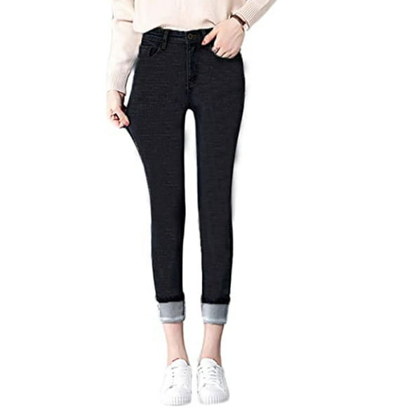 Womens Fleece Lined Jeans