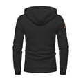 thumbnail image 5 of Momasggi Half Zip Hoodies with Zip Pockets for Men Tactical Hooded Sweatshirt Loose Casual Long Sleeve Hoodie Outdoor Workout Gym Pullover Tops Black 2XL, 5 of 5