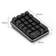 thumbnail image 2 of Mini Clavier Mécanique Intelligent 2.4G 21 Touches pour Ordinateur Portable Interrupteur Bleu, 2 of 9