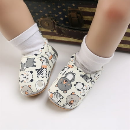 

ãYilirongyummã Baby Shoes Cartoon Anti-Slip Toddler Soft Prewalker Shoes Boys Girls Walking Baby Baby Shoes