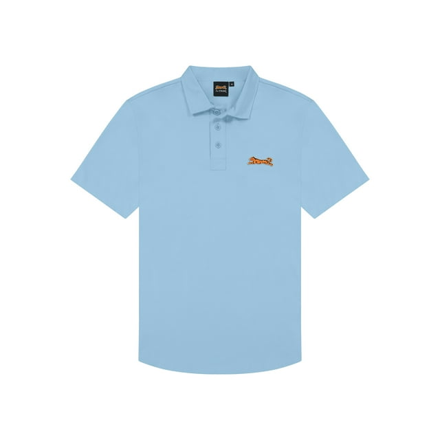 Classic Cotton Polo Shirt for Men by Le Tigre - Sky Blue - Size X-Large (XL)
