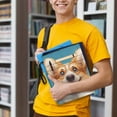 thumbnail image 6 of HELLHERO Polyester Book Cover Sleeve Pouch for Reading Lovers Book Cover Carrying Case with Book Protection Book Carrying Case Carrying Book Case for Travel, 6 of 8