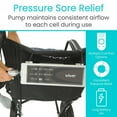 thumbnail image 4 of Vive Alternating Pressure Cushion for Wheelchairs – Air Pad for Pressure Ulcer & Bed Sore Prevention – Pain Relief Seat Cushion with Rechargeable Pump – Fits Wheelchair Seats 18”+, 4 of 8