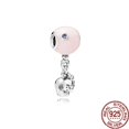 thumbnail image 6 of Original Sterling Silver Pink Animal Car Heart Murano Lucite Beads Beaded Pendant for PandoraDIYBracelet Women's Jewelry Gift, 6 of 6
