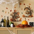 thumbnail image 6 of Hometravel Cartoon Squirrel with lnut Wall Stickers, Removable Autumn Themed Vinyl Decals, Self-Adhesive Art for Bedroom, Living Room, Home Wall Decor, 6 of 7