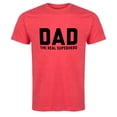 thumbnail image 2 of Instant Message - Dad The Real Superhero - Men's Short Sleeve Graphic T-Shirt, 2 of 6