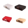 thumbnail image 2 of 5pcs Gift Boxes kraft/ Black/white/Red Paper Box For Packaging Valentine's Day Party Gift Candy Box Cardboard Boxes Diy Craft black S, 2 of 9