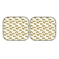 thumbnail image 4 of Picia Leopard Print 2 Piece Car Windshield Sun Shade Foldable | Foldable Sun Shield for Front Window Blocks UV Rays and Keeps Your Vehicle Cool-, 4 of 7