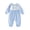 Sky Blue-Avw, variant on Mnyotv Baby Boy Birthday Outfits Cartoon Long Sleeve Jumpsuits Fall Clothes for Infants Size 6-12 Months