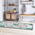 thumbnail image 6 of Coolnut Flamingo Palm Runner Rug - 24"x72" Ultra Soft Non-Slip Floor Mat Washable Area Rugs for Kitchen Bathroom Entry Home Decor Gifts, 6 of 7